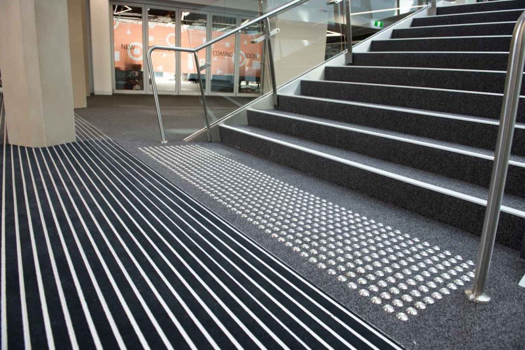Deakin University Stair Nosings Tactile Individuals Duratred Decor