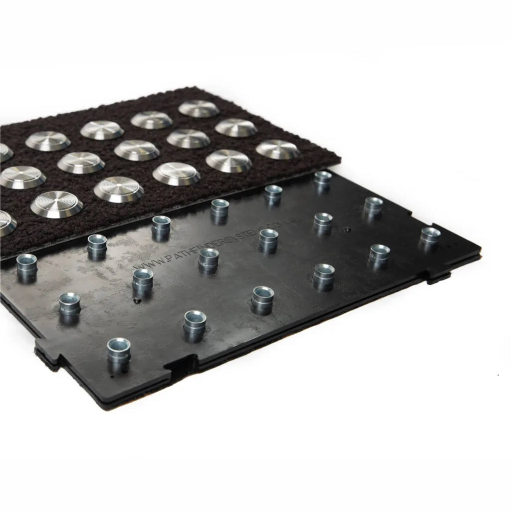 Duratac® Stainless Steel Carpet System Tactiles - Carpet System
