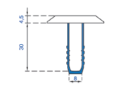 Duratac® Stainless Steel with Long Stem