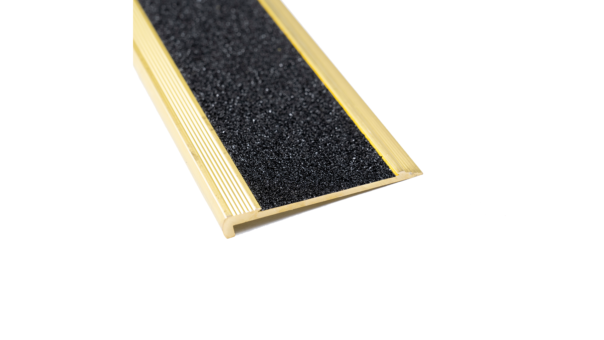 Surface Mount Stair Nosing Brass Carborundum