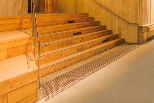 MACq 01 | Stainless Steel Tactiles with anchor | Appular Heavy Duty Stair Nosing