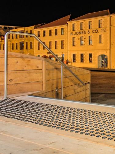 MACq 01 | Stainless Steel Tactiles with anchor | Appular Heavy Duty Stair Nosing