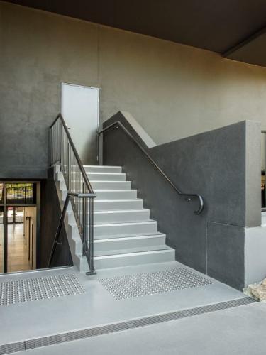 North Lakes Medical | Stainless Steel Tactiles with anchor | Polymeric Tactile Individuals | Acclimite Stair Nosing