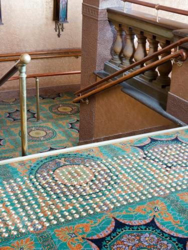 Palais Theate | Duratac Brass Tactiles | Brass Stair Nosing